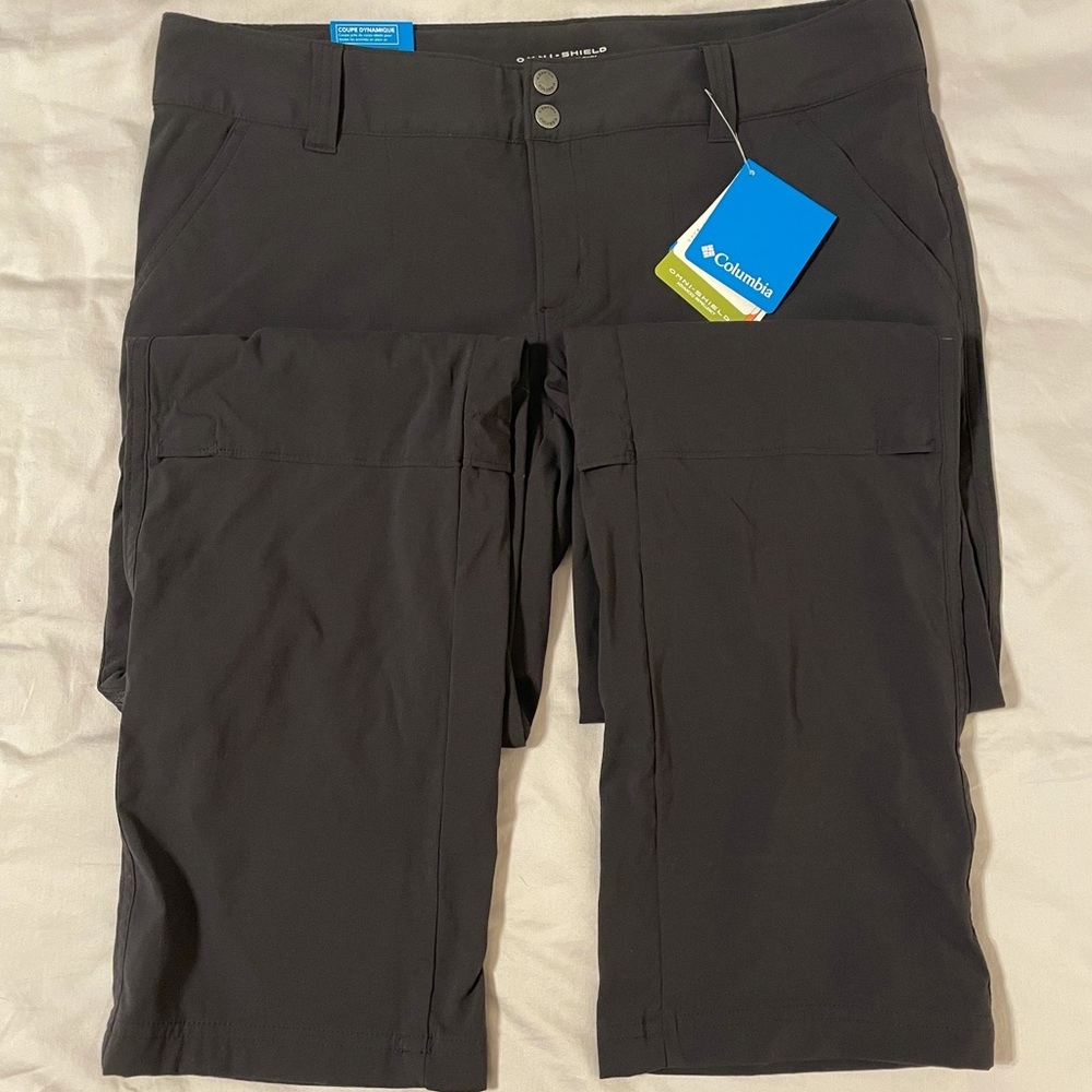Columbia Women’s Saturday Trail Stretch Pant, 12 Long, Black